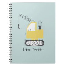 Anpassat namn för Cute Gult Crane Illustration