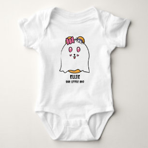 Anpassat namn för Cute Halloween Little Boo Girl G T Shirt