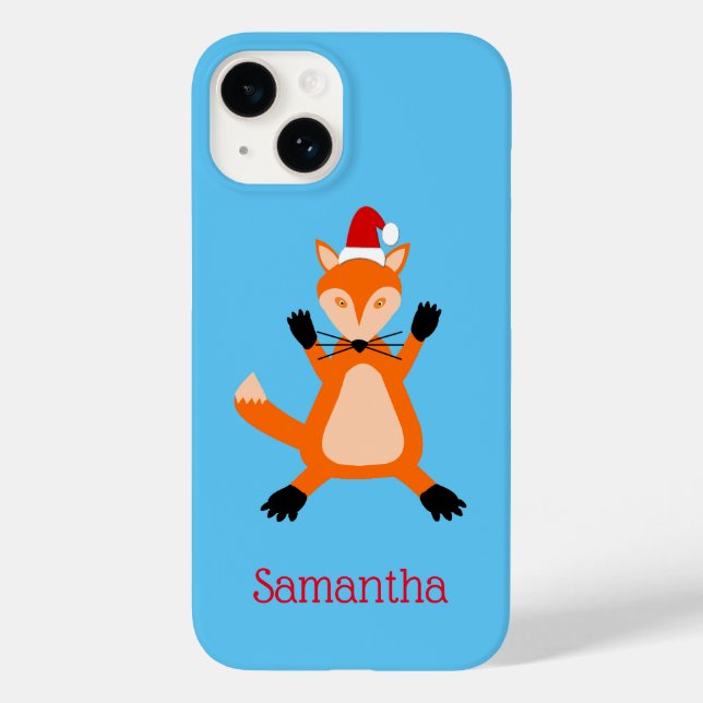 Anpassat namn för Cute Jul Fox (Baksida)