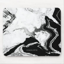 Anpassat namn för Cute Modern Panda White Black Ma