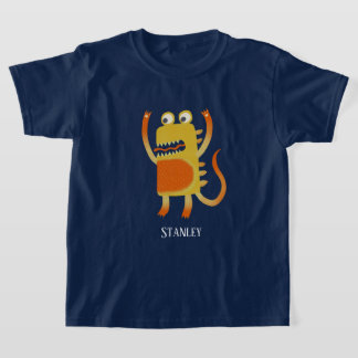 Anpassat namn för Cute Monster Stanley T Shirt