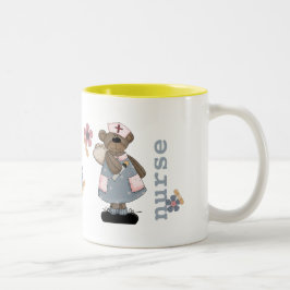Anpassat namn för Cute Nalle Mugg för sjukförsäkri