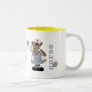 Anpassat namn för Cute Nalle Mugg för sjukförsäkri