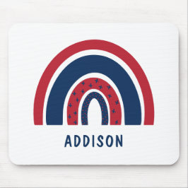 Anpassat namn för Cute Rainbow Unique Boy-Personli Musmatta
