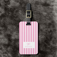 Anpassat namn för Cute Rosa Bow Coquette Preppy