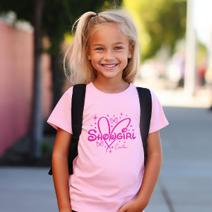Anpassat namn för cute Showgirl Era T Shirt