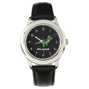 Anpassat namn för Dinosaur-Personlig Back to schoo Armbandsur