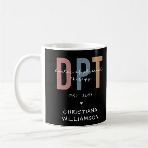 Anpassat namn för DPT Doktor vid fysisk behandling Kaffemugg