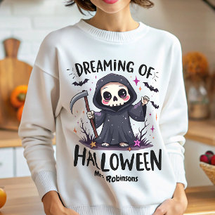 Anpassat namn för drömmen om Halloween Kawaii T Shirt
