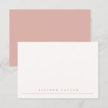 Anpassat namn för enkel Elegant Dusty Rosa
