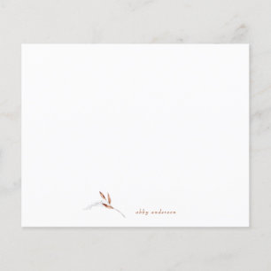 Anpassat namn för enkel Fall-minimalistisk Foliage