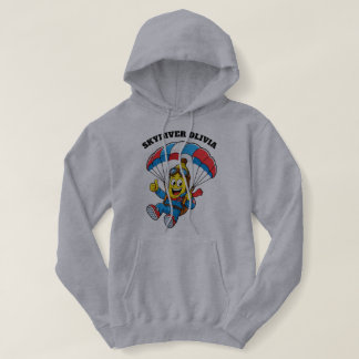 Anpassat namn för fallskärmshoppare Rolig banan Fa T Shirt