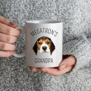 Anpassat namn för Fars dag Gift-presenten för hund Mugg