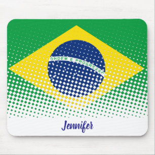 Anpassat namn för flagga av Brasilien med rasteref Musmatta
