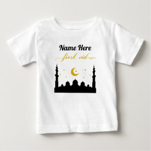Anpassat namn för första Eid T Shirt