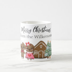 Anpassat namn för Gingertea People God jul Kaffemugg