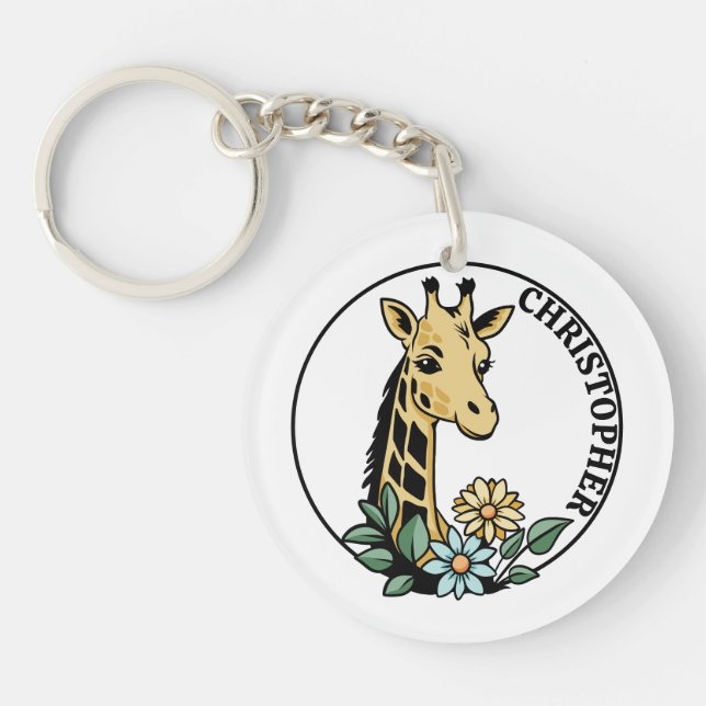 Anpassat namn för Giraffe och Flowers (Framsidan)