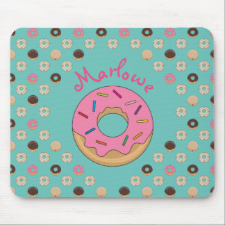 Anpassat namn för glasterade donuts musmatta