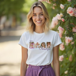 Anpassat namn för GRAD FET Student 4 Foton T Shirt