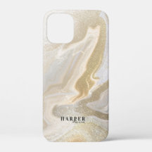 Anpassat namn för guld Glitter Fodral-Mate iphone 