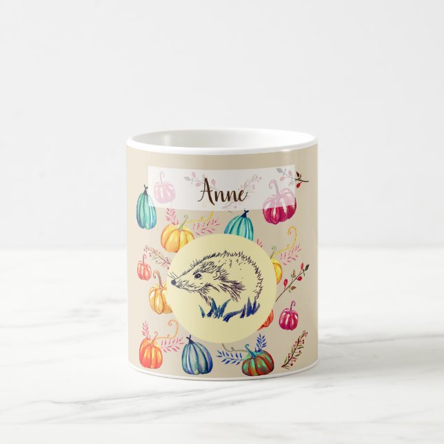 Anpassat namn för Hedgehog Kaffemugg (Center)
