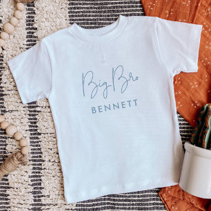 Anpassat namn för Himmel Blue Big Bro T Shirt