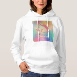 Anpassat namn för Holografisk 3D Unicorn T Shirt