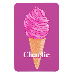 Anpassat namn för Ice Cream och magnet färg