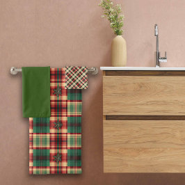 Anpassat namn för julklapp Bath Towels