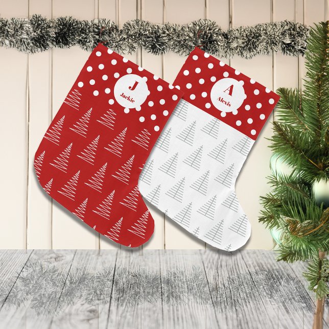 Anpassat namn för julpunkter och Träd Stor Julstrumpa (Skapare uppladdad)