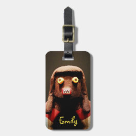 Anpassat namn för Kachina Doll Ansikte Photo Scrip Bagagebricka