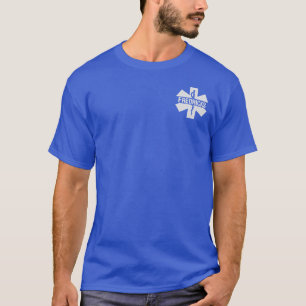 Anpassat namn för kvinnors EMT Sjukvårdare Star of T Shirt