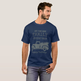 Anpassat namn för land-julgården Lastbil Tee Shirt