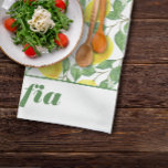 Anpassat namn för Lemon gult mönster Kökshandduk<br><div class="desc">Höj din köksdekoration med våra charmerande vita kökshanddukar, försedd med en fin citron mönster. Dessa handdukar erbjuder både funktionalitet och en aning elegans i personligen. Varje handduk har en sjudande citrondesign som ger ett färskt och sunt estetiskt utseende till köket. Det som skiljer dessa handdukar åt är alternativet för anpassning...</div>