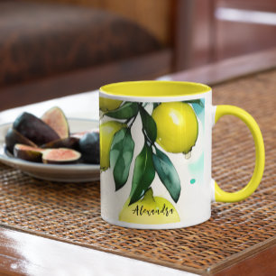 Anpassat namn för Lemon Träd Mugg