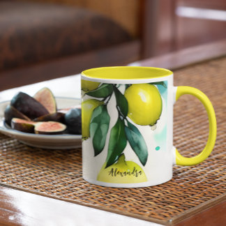 Anpassat namn för Lemon Träd Mugg