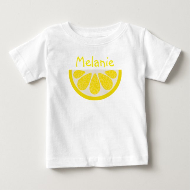 Anpassat namn för Lemon Wedge-skirt Tee Shirt (Framsida)