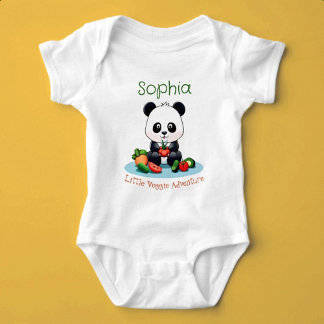 Anpassat namn för Little Veggie Äventyr T Shirt