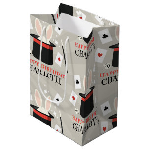 Anpassat namn för Magic Show Magician Kids Birthda