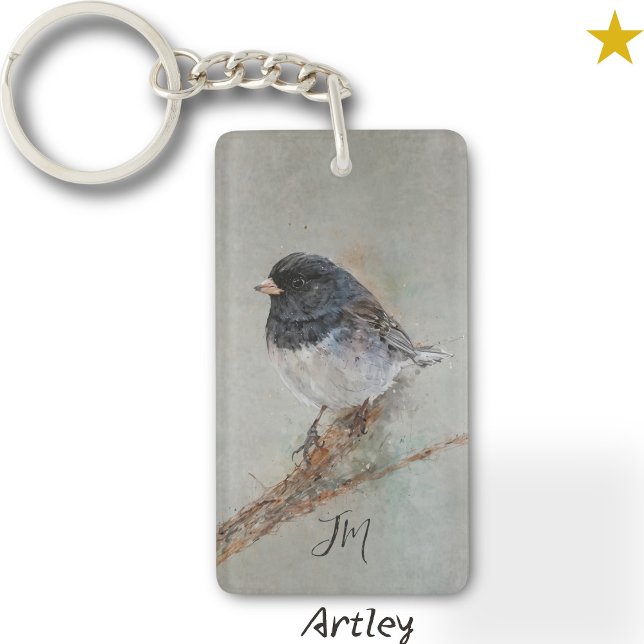 Anpassat namn för målning av mörk Eyed Junco-färg (Skapare uppladdad)