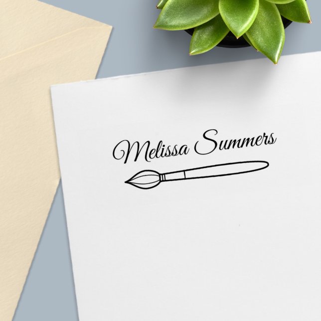 Anpassat namn för målpensel självfärgande stämpel (Skapare uppladdad)