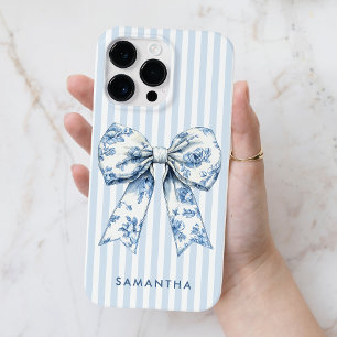 Anpassat namn för modern coquette Blue Rand Girly 