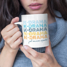 Anpassat namn för modern koreansk Drama Älskare Kaffemugg