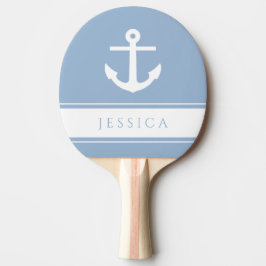 Anpassat namn för modern nautisk ankare pingisracket