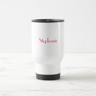 Anpassat namn för Monogram-mall Rosa Gift 2023 Resemugg