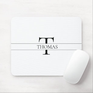 Anpassat namn för Monogrammed Personlig för elegan Musmatta