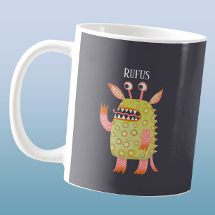 Anpassat namn för Monster Rufus Kaffemugg