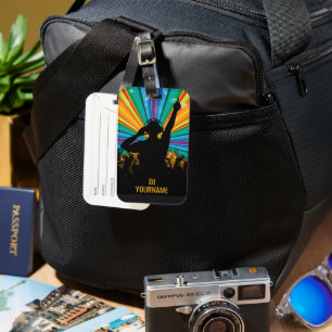 Anpassat namn för Music DJ Bagagebricka