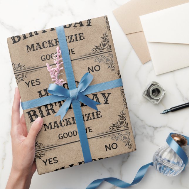 Anpassat namn för Mystical Talrit Board Presentpapper (Gifting)