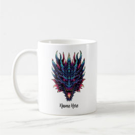 Anpassat namn för Mythical Dragon Kaffemugg